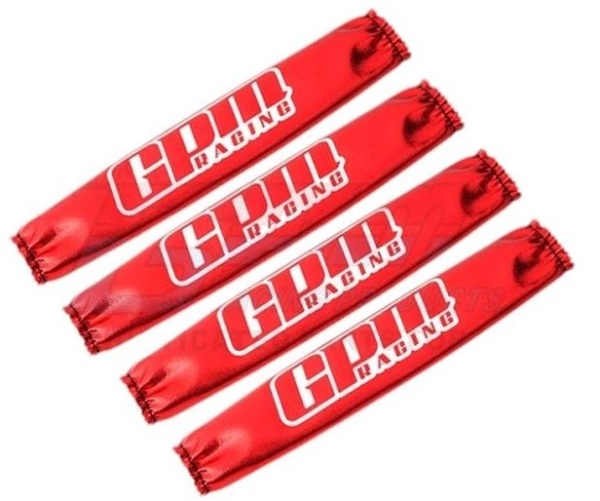 GPMTXM/SCOR Dämpfer-Schutz-Überzüge rot (4) GPM TRX